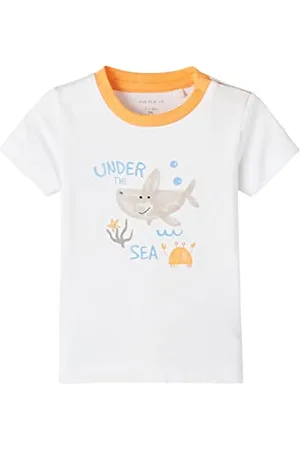 NAME IT Bestseller A/S Niemowlęta chłopcy NBMHANG SS TOP Box T-Shirt, , 56, , 56