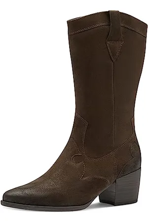 Marco Tozzi Damskie 2-25083-41 botki na obcasie, kawiarnia, 41 EU, , 41 EU