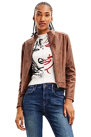 Desigual Jacket_Toronto, 6044 Dark Brown, S, , S