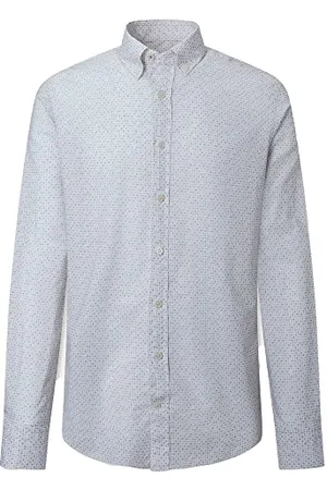 Hackett Męska koszula z nadrukiem Foulard, , XL