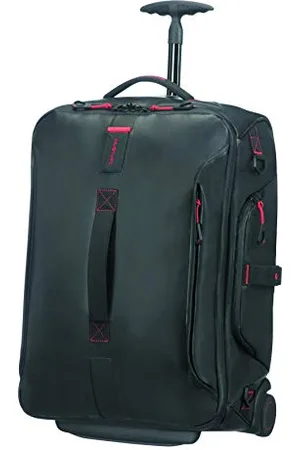 Samsonite Paradiver Light - Reisetasche/Rucksack mit 2 Rollen S, 55 cm, 51 L, Schwarz