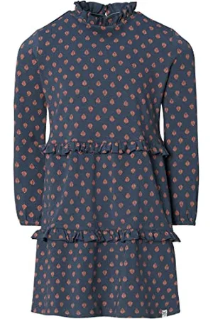 Noppies Kids Dziewczęca sukienka z długim rękawem Kemp Mill Allover Print sukienka dziecięca, Blue Nights-P609, 92