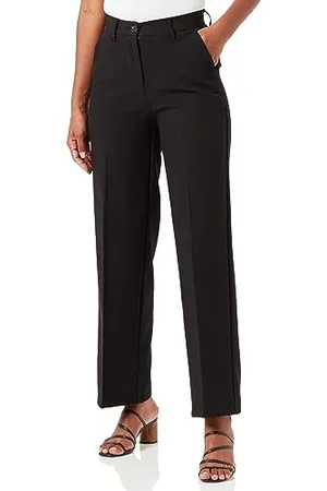 VERO MODA Bestseller A/S Damskie spodnie VMCELESTE MR Wide Pant NOOS, czarne, 34/34, , 34W / 34L