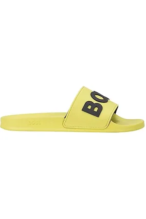 HUGO BOSS Męskie klapki Kirk rblg_N Slide, jasnozielone, 43 EU, , 43 EU