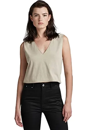 G-Star RAW Damska kamizelka Boxy Cropped Graphic, , XXS