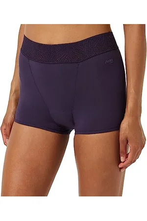 Sloggi Damskie spodnie Period Short Medium Pants, niebieski , M