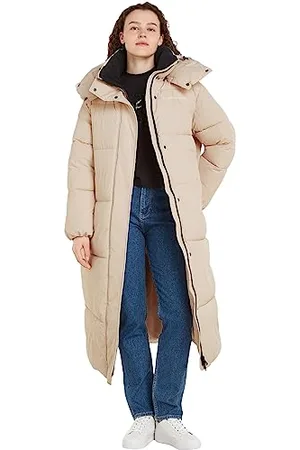 Calvin Klein Jeans Damskie niepuchowe płaszcze oversize długie puchowe wyściełane, , S