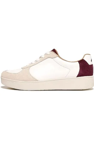 FitFlop Damskie buty sportowe ze skóry i zamszu, Rodzynka Fioletowy, 36 EU