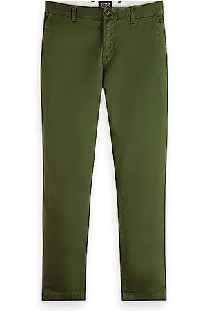 Scotch&Soda Męskie spodnie chinosy Essentials Stuart Slim Fit z bawełny organicznej ze stretchem, , 30W / 34L