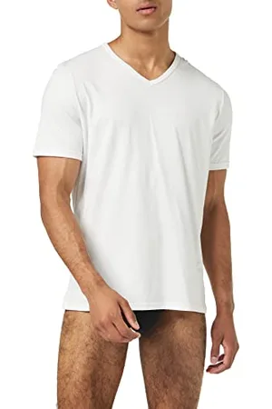 Sloggi Men Męska koszulka Go Shirt V-Neck Regular Fit bielizna, biały (White (0003)), M