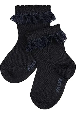 Falke Uniseks - niemowlęta Skarpety Romantic Lace B So Bawełna jednokolorowe 1 Para, , 80-92