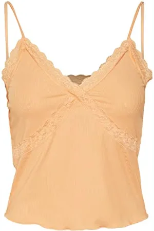 VERO MODA Bestseller A/S Damski VMDITTE Singlet Crop JRS NOOS Top, , L, , L