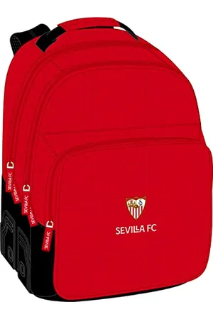 Safta M773 SEVILLA FC plecak szkolny dla dzieci, idealny dla dzieci w różnym wieku, wygodny i wszechstronny, jakość i wytrzymałość, 32x15x42, unisex dzieci, , standardowy