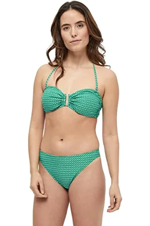 Minus Damski dół bikini Cilia, Nadruk z zielonym logo, M