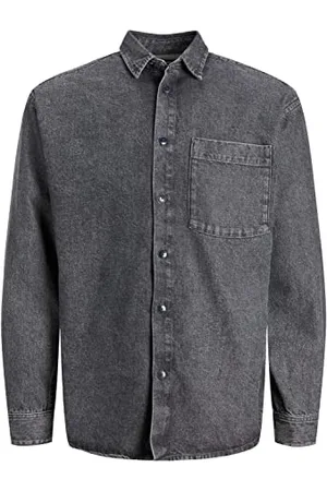 JACK & JONES Męska koszula dżinsowa, , L
