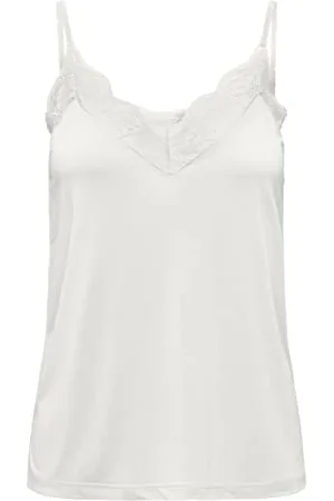 ONLY Bestseller A/S Damski ONLFREE S/L LACE MODAL JRS Top, , M, , M