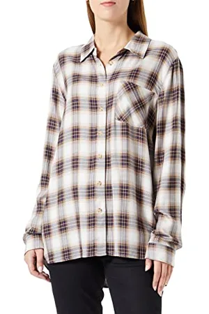 Timezone Damska bluzka Boyfriend Fit Blouse Blue, , L