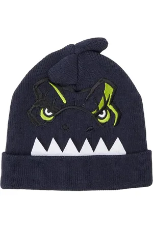NAME IT Bestseller A/S Nmmjovanni Jurassic Knit Hat Vde Czapka z dzianiny Unisex dziecko, , 46/47