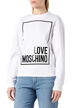 Moschino Damska bluza z długim rękawem Slim Fit, , 40