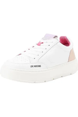 Moschino JA15244G1HIAA10A, Trampki Kobieta, Biały, 35 EU, , 35 EU