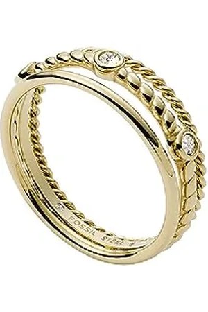Fossil Pierścionek Damski Vintage Heirloom, Stal Szlachetna, Kolor Złoty, Jf03801710