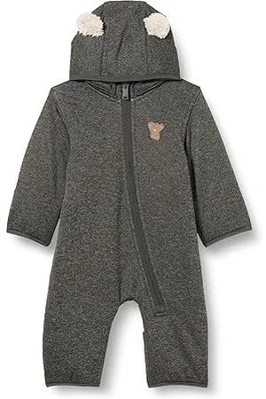 NAME IT Unisex NBNMADA08 Suit FO kombinezon śniegowy, szary melanż, 74/80, , 74-80