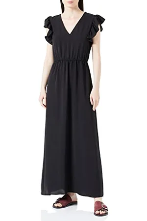 ONLY Sukienka damska Onlmette S/L Frill Dress WVN Cs sukienka maxi, , XXS
