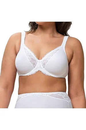 Triumph Damski nowoczesny biustonosz koronkowy + bawełna W, , 75F