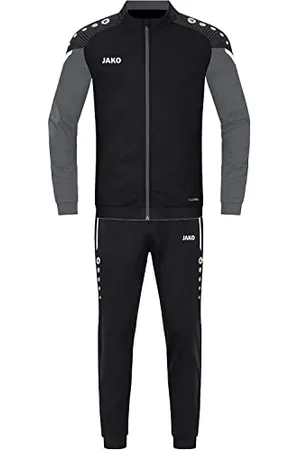 Jako Męski dres treningowy poliester Performance, czarny/Antha light, XL