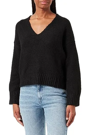 Pieces® Bestseller A/S Damski sweter Pcnancy Ls Reversible Vneck Knit Noos Bc, , L