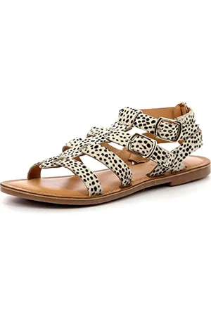 Kickers Sandały Chłopięce Dziewczęce, Biały Pony, 27 EU, , 27 EU