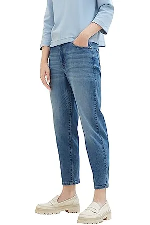 TOM TAILOR Damskie dżinsy z wysokim stanem Barrel Fit, , 32W / 28L