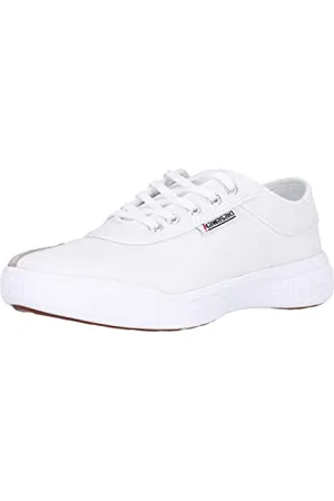 Kawasaki Unisex Leap Canvas Buty Low-Top Sneakers, 1002 Białe, 36 UK