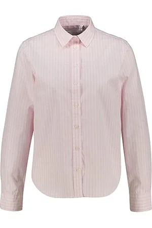GANT Damska koszulka REG POPLIN Gingham, klasyczna koszula, jasnoróżowa, standardowa, , 34