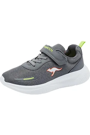 KangaROOS K-FT Maze EV sneakersy, stal szary/neonowy pomarańczowy, 13 UK dziecko