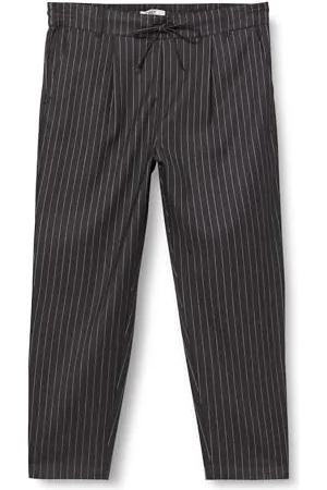 ONLY Bestseller A/S Onlpoptrash-naja Fine Stripe Pant Noos spodnie materiałowe, , 3XL / 34L