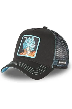 Capslab Goku Dragon Ball Z Czarny Czapka Truckerka - One-Size