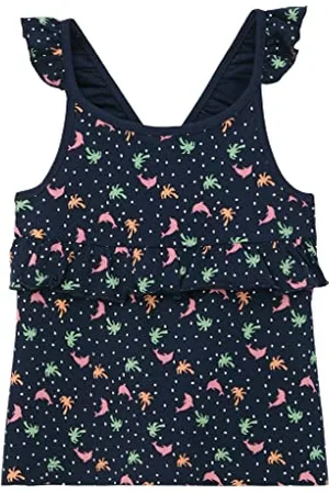 QS by s.Oliver Junior Girls Top z falbankami, , 128/134, , 128/134 cm