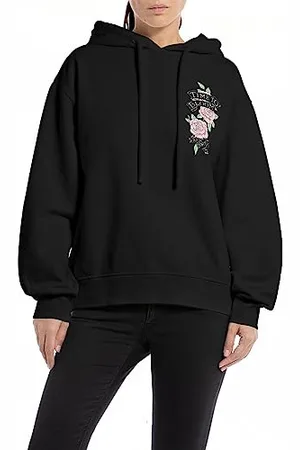 Replay Damska bluza z kapturem oversize, , M