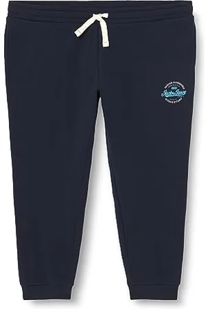 JACK & JONES JACK&JONES PLUS Męskie spodnie dresowe JPSTGORDON JJMIKK Sweat Pant NAFA PLS, , 42, , 42