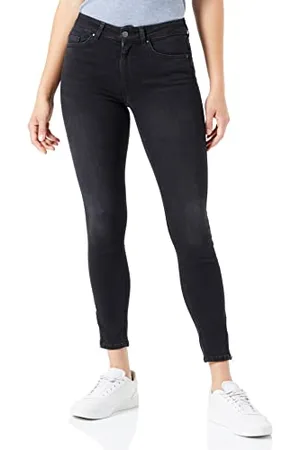ONLY Onlblush Mid Ankle Zip DNM Box Skinny spodnie jeansowe, , 34-XL