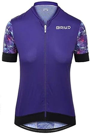 Briko Damska koszulka trekkingowa Jersey Bloom, ciemnofioletowa, S, , S