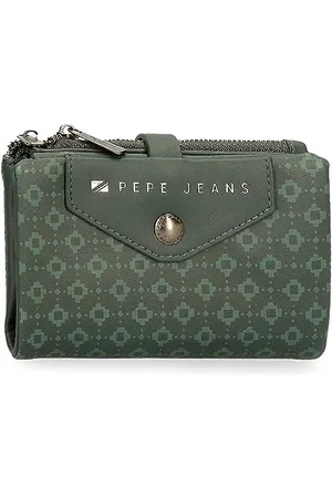 Pepe Jeans Bethany Portfele i portmonetki ze sztucznej skóry, czarne, zielone, różne rozmiary, , Talla única, aktówka