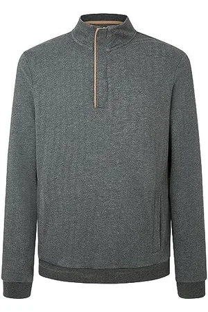 Hackett Męska bluza w jodełkę Hz, , S