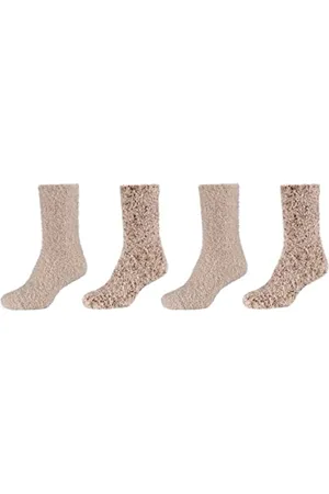 Camano 1102060000 - damskie skarpety cosy przytulne pióra popcorn 4 pary, kolor , rozmiar 39/42, , 39 EU
