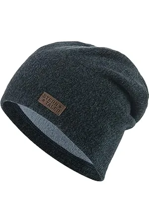 Sterntaler Chłopięca czapka typu beanie melanż, granatowa, 47