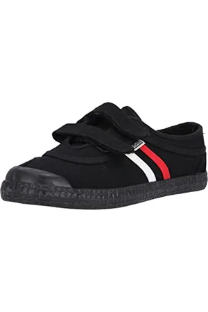 Kawasaki Unisex Retro Shoe W/zapięcie na rzepy Sneaker, 1001s czarne jednokolorowe, 37 EU