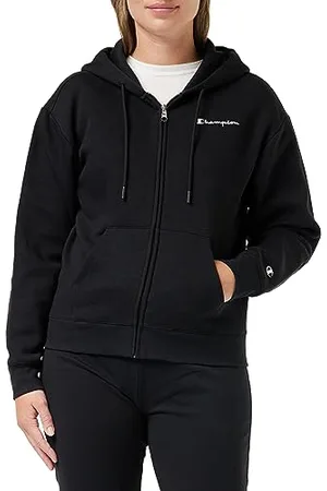 Champion Legacy American Classics W-Light Powerblend Fleece Oversized Full Zip Bluza z kapturem damska, , S