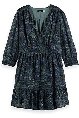 Scotch&Soda Damska sukienka Wrap Mini Casual Sukienka, , 40, , 40
