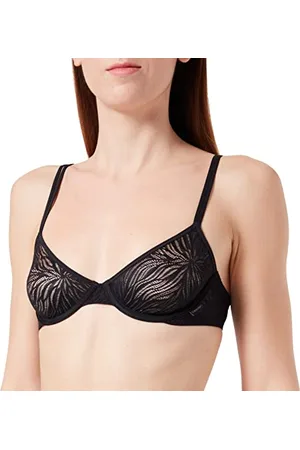 Calvin Klein Damski biustonosz bez podszewki z fiszbinami, , 36DD, , 80E